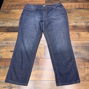 J Jill Ankle Jeans Womens 16 Petite Mid Rise